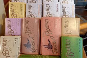 Schokoladentafeln von Chocolat Bonnat in Dresden © Chirel - Schokolade in Dresden