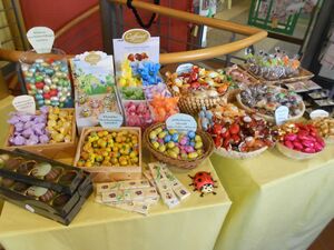 Osterpräsente, Schokoladenostereier, Ostergeschenke, Osterschokolade - Schokolade im Schokoladengeschäft in Dresden