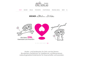 EMIL Verlag Dresden - Screenshot Webseite 03.05.2025