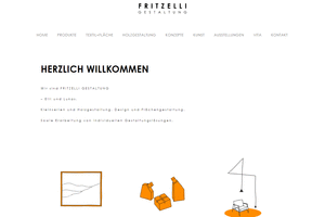 Fritzelli Gestaltung Dresden- Screenshot Webseite 03.05.2025