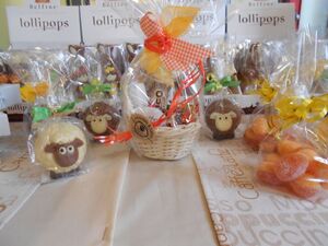 Ostern, Osterpräsente, Ostereier, Ostergeschenke - Schokolade im Schokoladengeschäft Chirel in Dresden